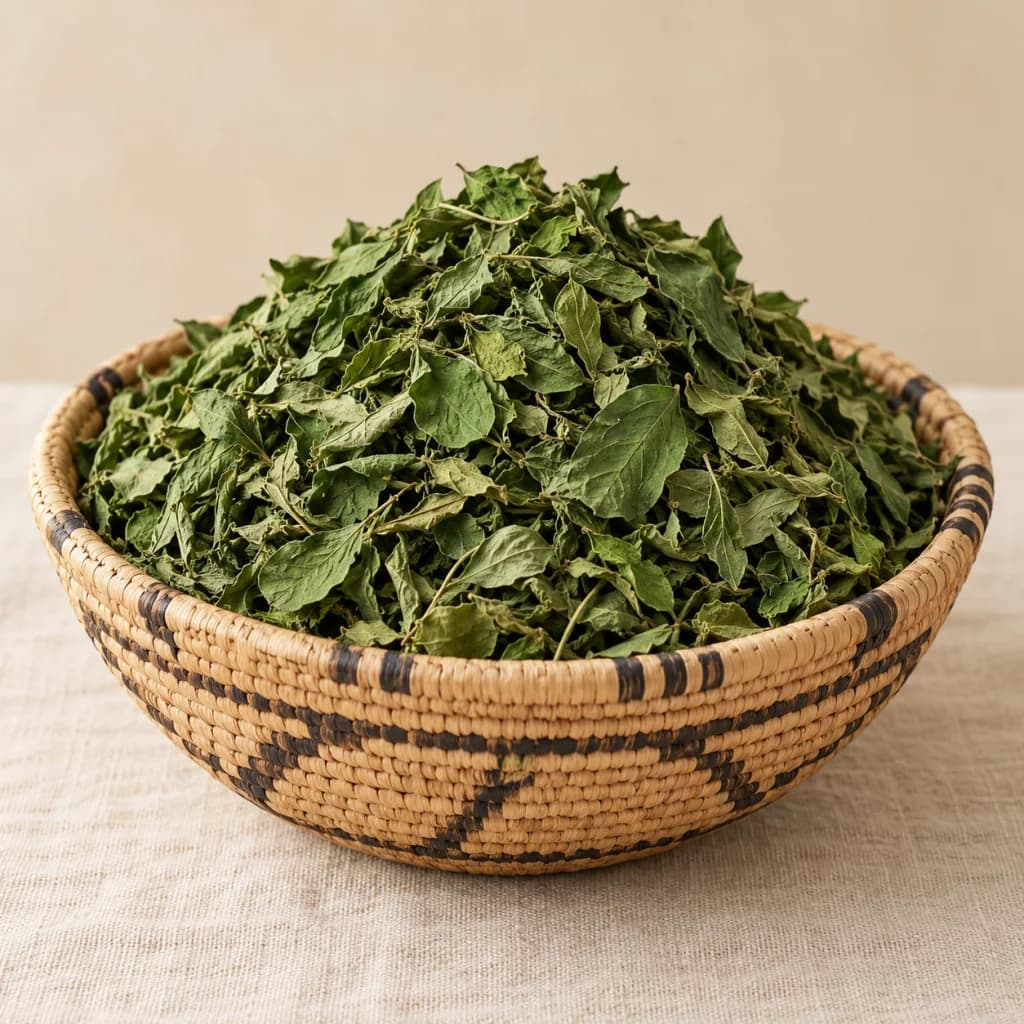 Feuilles de moringa séchées